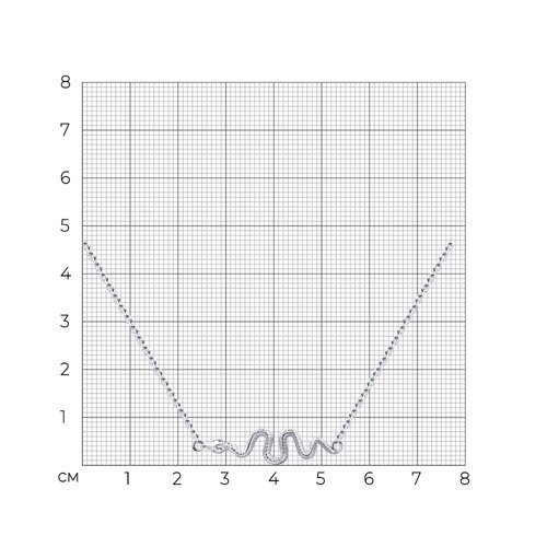 Колье из серебра (Арт.94070602)