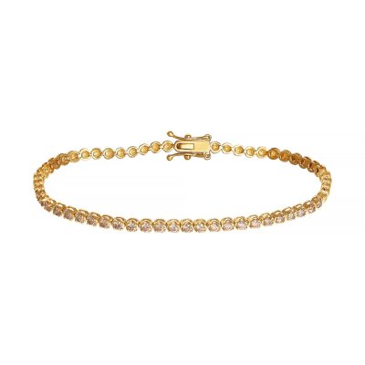 Браслет из золота с бриллиантом (Арт.bl7345_ygdn_bt_yg)