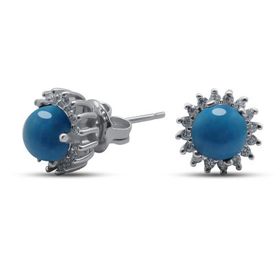 Серьги Серебряные крылья (Арт.2212734336_biryuzapr_kubcirkonii)