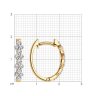 Серьги из золота с бриллиантами (Арт.1021756)