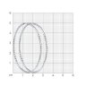 Серьги конго из серебра с алмазной гранью (Арт.94140035)