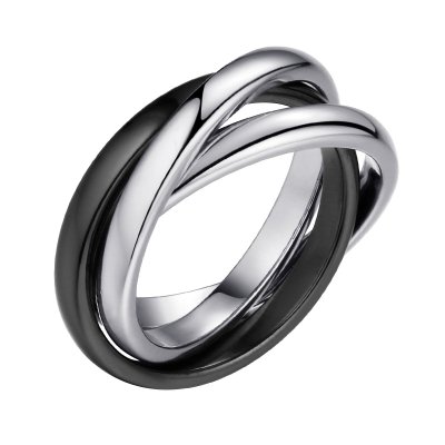 Кольцо из серебра с керамикой (Арт.tc-r00290-b-w-x-x-w)