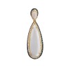 Кулон с агатом и бриллиантами «Белая капля неба» MyJewels (арт.HF03654P-YWABL_DL_WAG_YG)