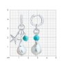 Серьги из серебра с полудрагоценными вставками (Арт.94-321-00026-1)