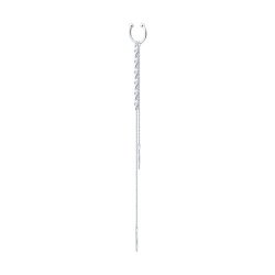 Серьга из серебра с фианитами (Арт.94170408)