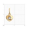 Подвеска из золота с фианитом (Арт.51-130-01578-1)