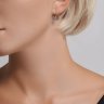 Серьги из серебра с фианитами (Арт.94026038)