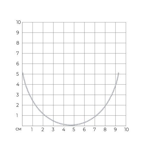 Колье из серебра (Арт.94074509)