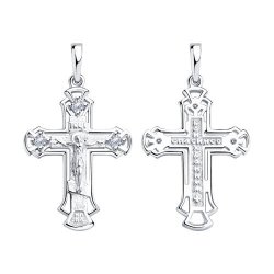 Подвеска из серебра с фианитами (Арт.94-131-00818-1)