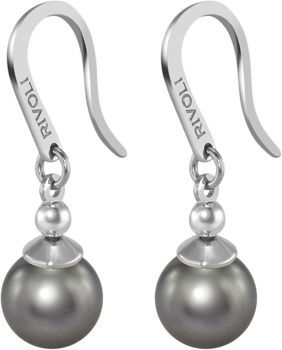 Серьги из серебра с жемчугом (Арт.aas-1-a-8-31-s)