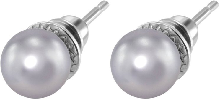 Серьги из серебра с жемчугом (Арт.aas-13-8-17-s)