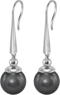 Серьги серебряные с черным жемчугом «Beautiful Noir 32S» Rivoli (арт.AAS-16-12-32-S)