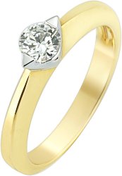 Кольцо из золота с бриллиантом Русские Самоцветы (Арт.dv005xb2_54)