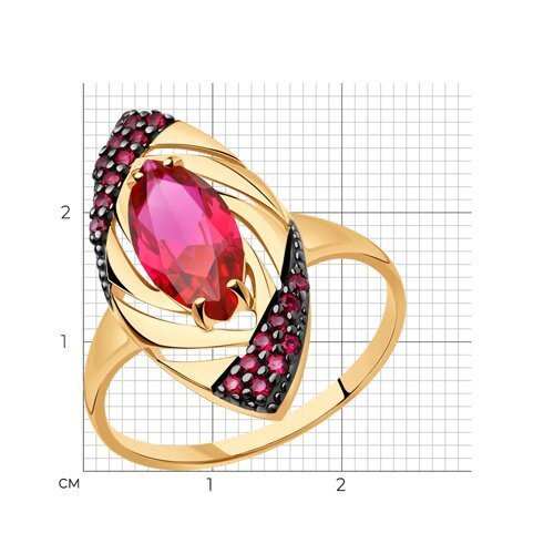 Кольцо золотое пробы 585 (Арт.714311)