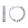 Серьги из серебра с фианитами (Арт.94025858)
