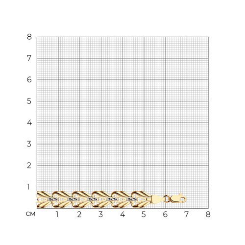 Браслет из золота с алмазной гранью (Арт.051076)