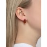 Серьги золотые пробы 585 с янтарём (Арт.726839)