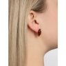 Серьги золотые пробы 585 с янтарём (Арт.726839)