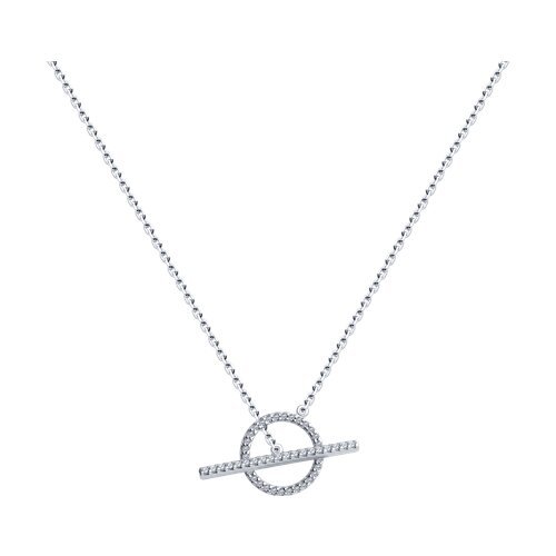 Колье из серебра с фианитами (Арт.94070717)