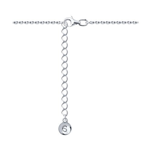 Колье из серебра с фианитами (Арт.94070717)