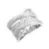 Кольцо серебряное с фианитами «Spark Line» Fresh Jewelry (арт.SL-R00940-X-W-X-X-W)