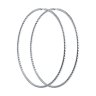 Серьги конго из серебра с алмазной гранью (Арт.94140036)