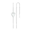 Серьги из серебра с эмалью «Сердце нити любви» SOKOLOV (арт.94-123-00089-1)