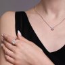 Подвеска из белого золота с бриллиантами (Арт.1030883-3)