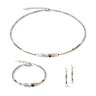 Coeur de lion пусеты grey-gold la_5027_21-1216