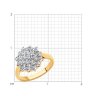 Кольцо из комбинированного золота с бриллиантами (Арт.51-210-00720-1)