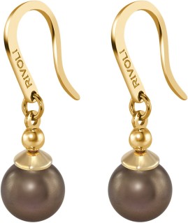 Серьги с жемчугом «Beautiful 33G» из серебра, Rivoli (арт.AAS-1-A-8-33-G)