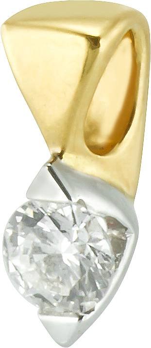 Кулон из золота с бриллиантом (Арт.dv102xb2)