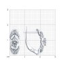 Серьги из серебра с фианитами (Арт.94022500)