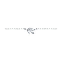 Браслет из серебра с фианитами (Арт.94050994)