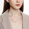Серьги из комбинированного золота с бриллиантами (Арт.1021490)