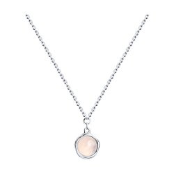 Колье из серебра с кварцем (Арт.83070042)