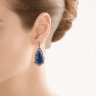Серьги из золота с бриллиантом и корундом (Арт.me32627-br-bs-ys-yg_sr_dn_sa_ys_cr_no)
