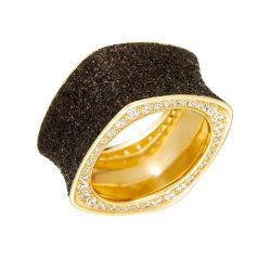 Кольцо из серебра с фианитом (Арт.gl-r2643-2-x-l-b-x-w)