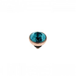 Шарм bottone blue zircon 8 мм la_680114_bl_rg