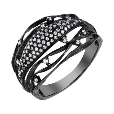 Кольцо из золота с бриллиантами «Тайна Ночи» JVG (арт.R46971A1S14WB002)