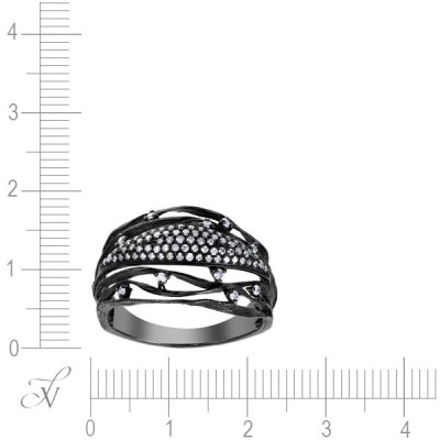 Кольцо из золота с бриллиантами «Тайна Ночи» JVG (арт.R46971A1S14WB002)