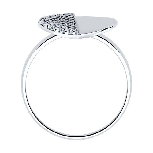Кольцо из серебра с фианитами (Арт.94014047)