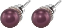 Серьги из серебра с жемчугом (Арт.aas-13-8-18-s)