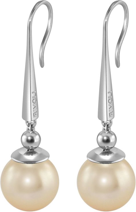 Серьги из серебра с жемчугом (Арт.aas-16-12-5-s)