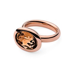 Кольцо tivola light smoked topaz 16.5 мм la_631643_16.5_br_rg