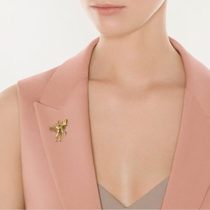 Брошь из золота с бриллиантом (Арт.aap-2441_yg)