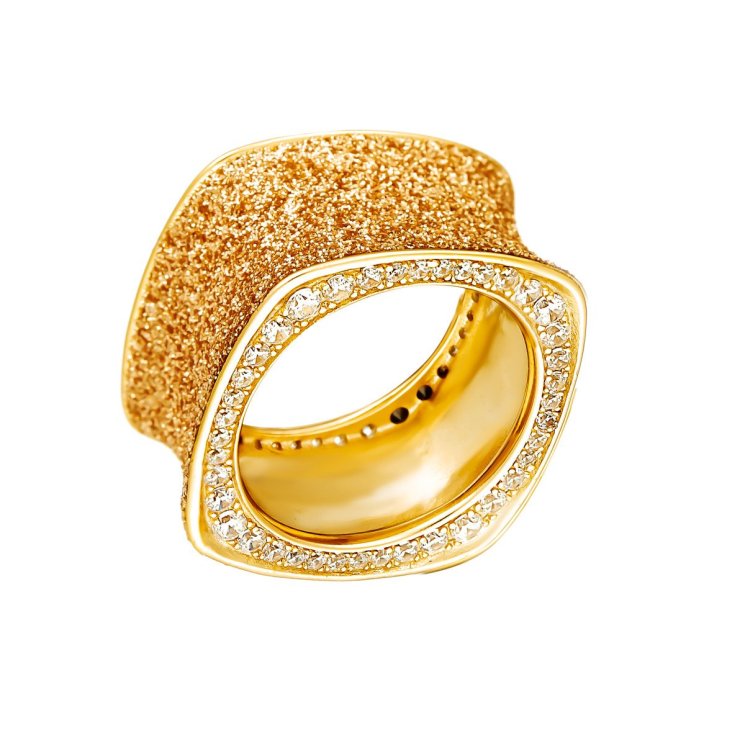 Кольцо из серебра с фианитом (Арт.gl-r2643-3-x-l-gl-x-w)