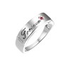 Кольцо серебряное с корундом и эмалью «Fresh Forever» Sokolov (арт.CZ-R05747-X-W-R5-B-X)