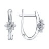 Серьги из белого золота с бриллиантами (Арт.1022169-3)