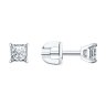 Серьги из белого золота с бриллиантами (Арт.1022272-3)